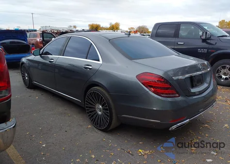 2018 Mercedes-Benz S 450 4Matic z USA, uszkodzony, nr VIN WDDUG6EB2JA345767